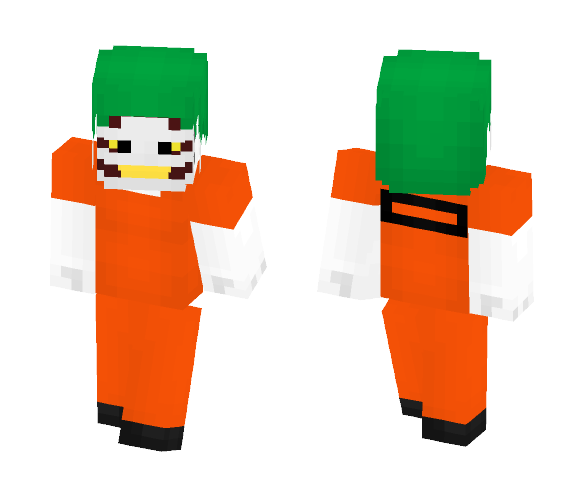 Joker inmate (Damaged) - Male Minecraft Skins - image 1