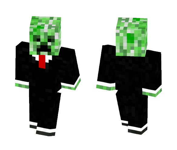 Creeper Tuxedo Super swaggy - Male Minecraft Skins - image 1