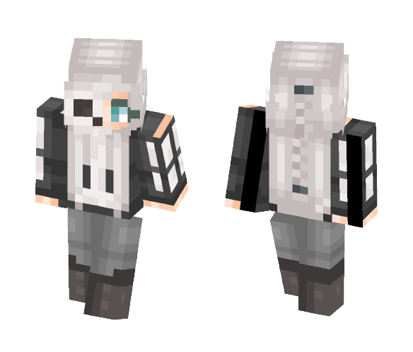 Spooky Scary Skeleton - Female Minecraft Skins - image 1