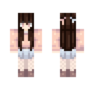 Dark hair cute girl