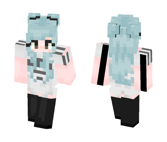 ocean blue ❄ - Female Minecraft Skins - image 1