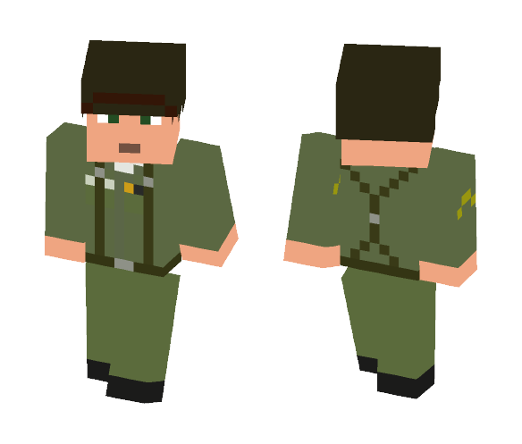 Download Free OG-107 Fatigues with helmet 1957 Skin for Minecraft image 1 OG-107 Fatigues with helmet 1957 - Male Minecraft Skins - image 1