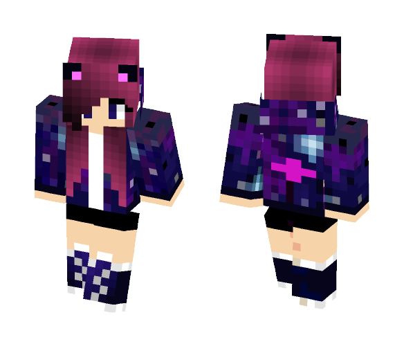 Galaxy - Female Minecraft Skins - image 1