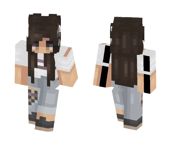 Smoke ☁ - Female Minecraft Skins - image 1