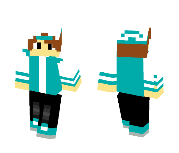 Cool Blue boy - Boy Minecraft Skins - image 1