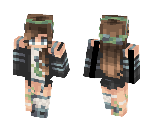 .• Flowers •. - Female Minecraft Skins - image 1