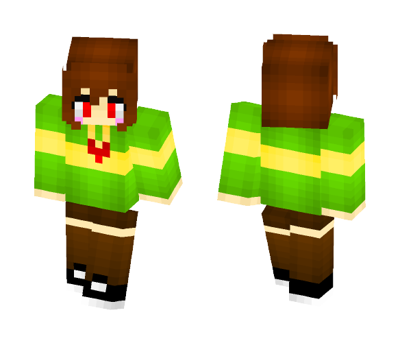 Chara UNDERTALE - Interchangeable Minecraft Skins - image 1