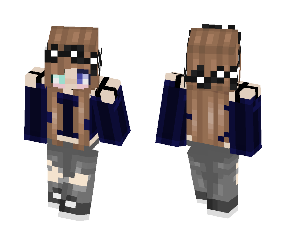 Dark Flowers - Female Minecraft Skins - image 1
