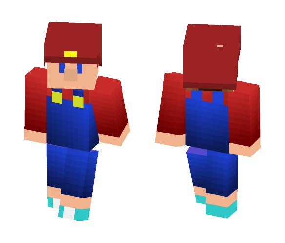 (REAL) Baby Mario - Baby Minecraft Skins - image 1