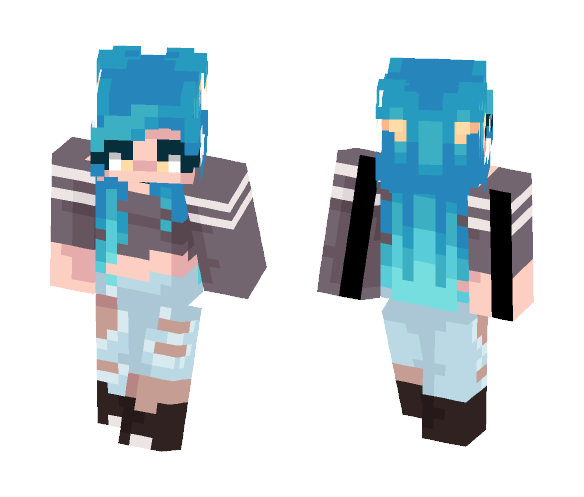 why do we worry - Female Minecraft Skins - image 1