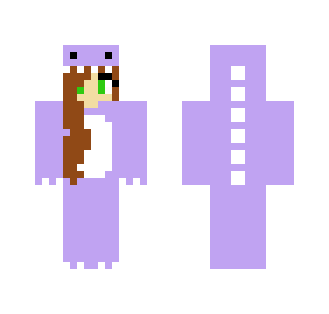 LittleViolet -Dinosaur Onesie!