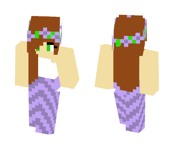 Download Free LittleViolet -Dress 2 Skin for Minecraft image 1 LittleViolet -Dress 2 - Female Minecraft Skins - image 1