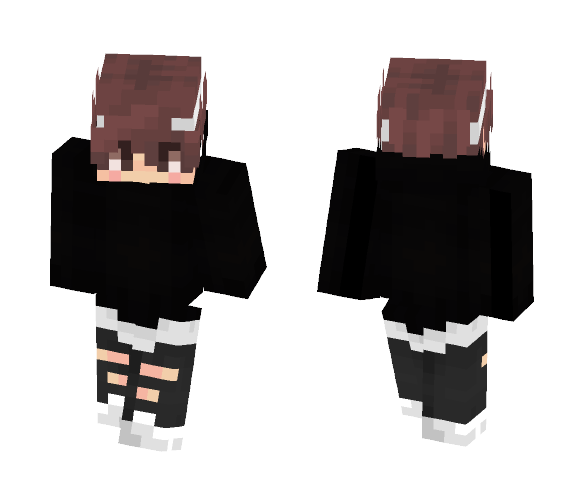 Harvey OC Dark Clothing - Male Minecraft Skins - image 1
