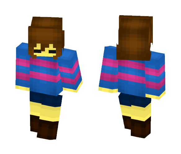 Frisk UNDERTALE - Interchangeable Minecraft Skins - image 1