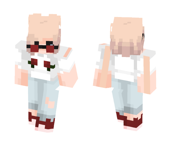 Download Free stop crying. Skin for Minecraft image 1 stop crying. - Female Minecraft Skins - image 1