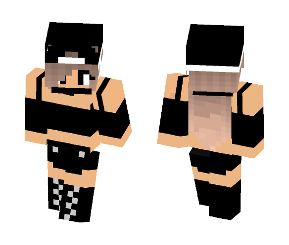 Download Free Chill gamer girl Skin for Minecraft image 1 Chill gamer girl - Girl Minecraft Skins - image 1