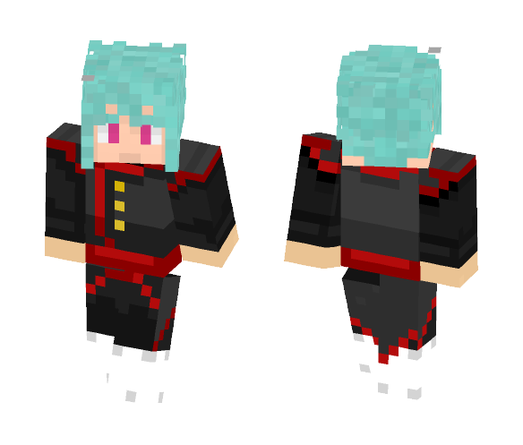 Black Mikoto - Male Minecraft Skins - image 1