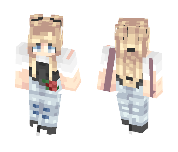 Dirty Laundry // Trade Zveravi - Female Minecraft Skins - image 1