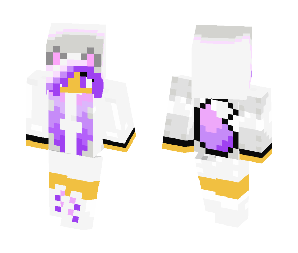 Snow Wolf - Female Minecraft Skins - image 1