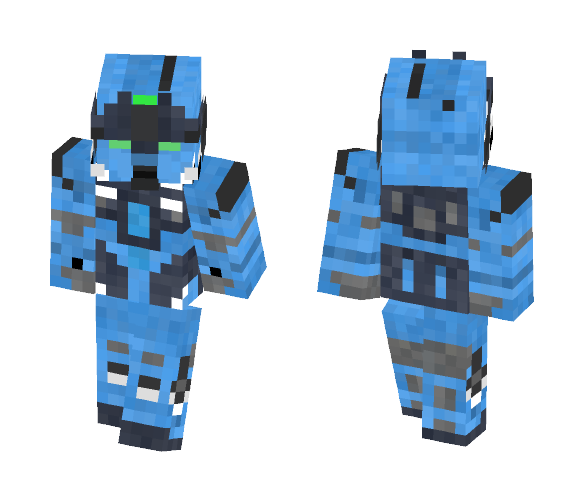 RX-80PR "Pale Rider" - Male Minecraft Skins - image 1