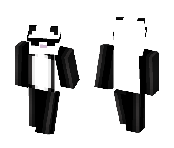 Cool Panda Skin - Male Minecraft Skins - image 1