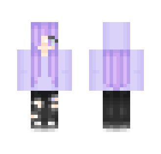 Lovely violet girl