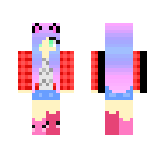 Flannel Cat Girl - Cat Minecraft Skins - image 2