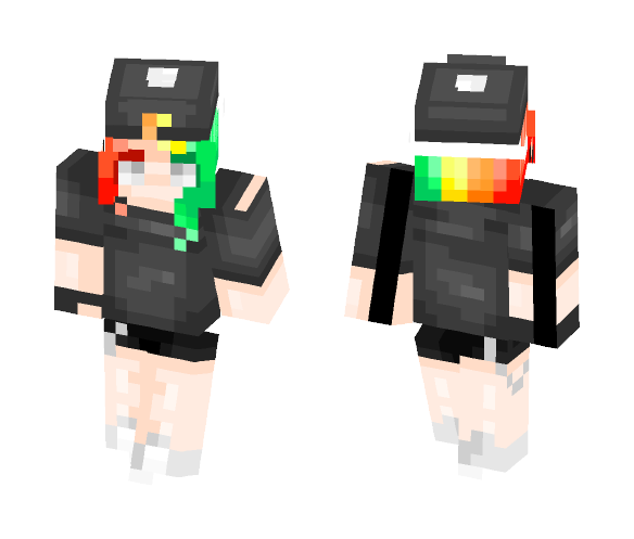 r a i n b o w . moch // - Female Minecraft Skins - image 1