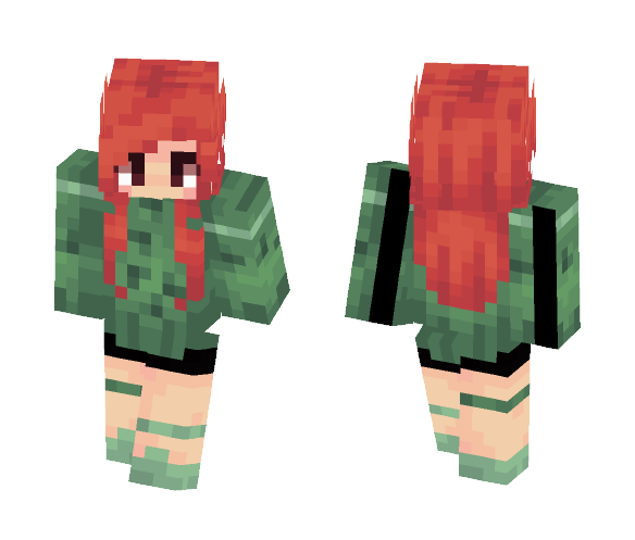 Download Free Poison Ivy (SuperHero Series) Skin for Minecraft image 1 Poison Ivy (SuperHero Series) - Female Minecraft Skins - image 1