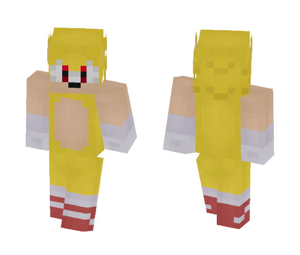 Super Sonic the Hedgehog - Male Minecraft Skins - image 1