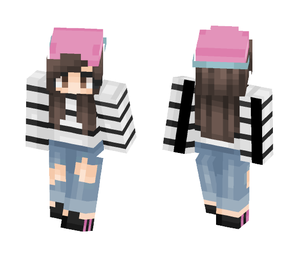 dull // ST w/ cheIs - Female Minecraft Skins - image 1