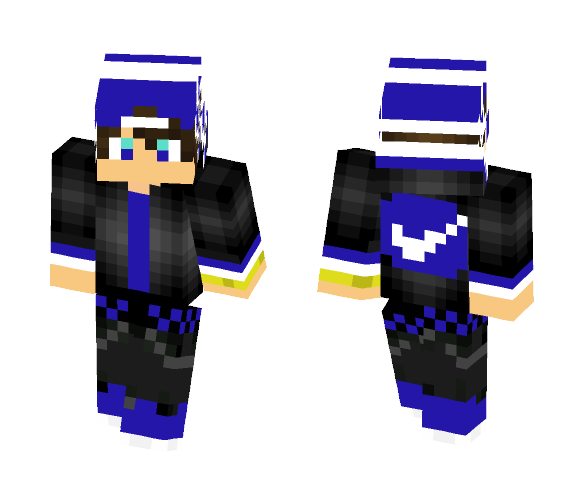 Blue nike - Male Minecraft Skins - image 1