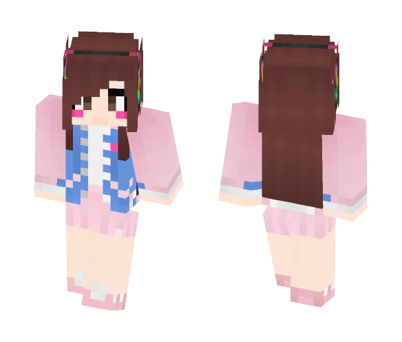 D.va Skin - Female Minecraft Skins - image 1