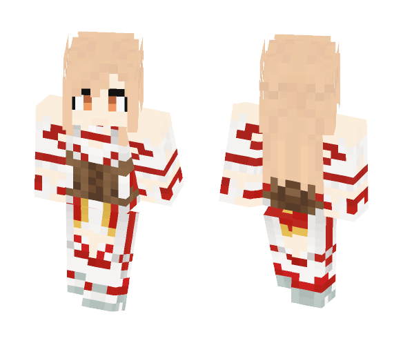Download Free Sword Art Online Game Skin #2 Skin for Minecraft image 1 Sword Art Online Game Skin #2 - Female Minecraft Skins - image 1