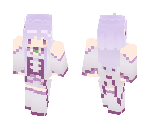 Download Free Re:Zero | Emilia Skin for Minecraft image 1 Re:Zero | Emilia - Female Minecraft Skins - image 1