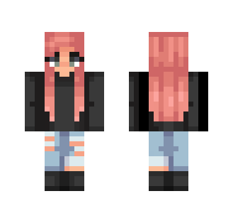 pink haired goddess