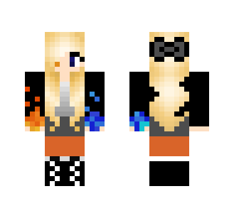 fire and water girl - Girl Minecraft Skins - image 2