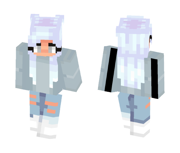 walking on the moon - Female Minecraft Skins - image 1