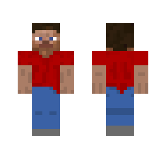 Steve, with more human like clothes
