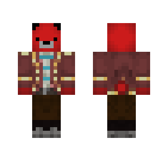 Xephos as a red bare - Male Minecraft Skins - image 2