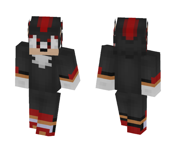 Shadow the Hedgehog - Male Minecraft Skins - image 1