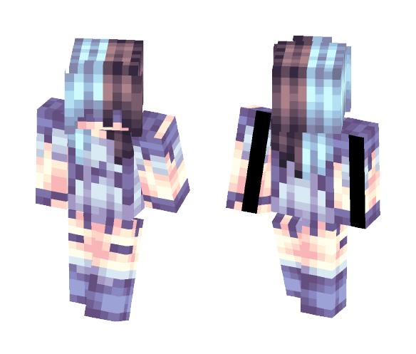 Never give up // name change - Female Minecraft Skins - image 1