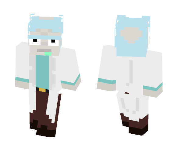 Rick and Morty: Rick Sanchez - Male Minecraft Skins - image 1