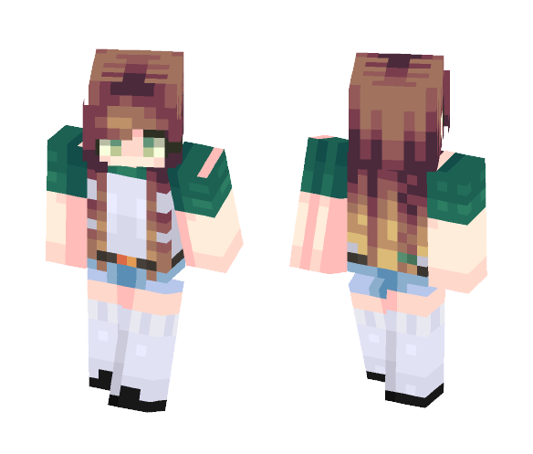 Green Grass - Female Minecraft Skins - image 1
