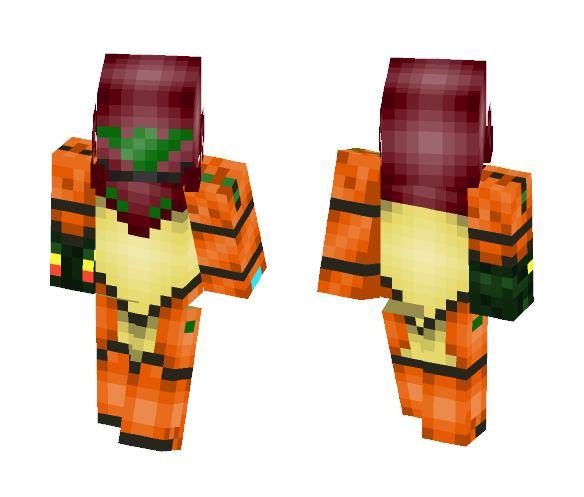 Download Free Samus Aran Skin for Minecraft image 1 Samus Aran - Female Minecraft Skins - image 1