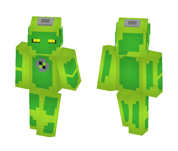 Download Free Goop - Ben 10 Alien Force Skin for Minecraft image 1 Goop - Ben 10 Alien Force - Male Minecraft Skins - image 1