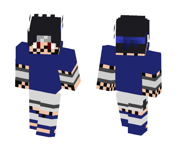 Sasuke Uchiha - Male Minecraft Skins - image 1