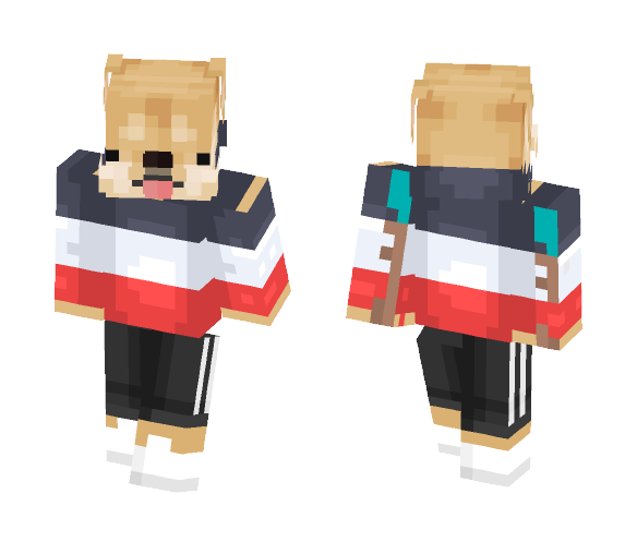Hau Hau Hau! - The Dog - Dog Minecraft Skins - image 1