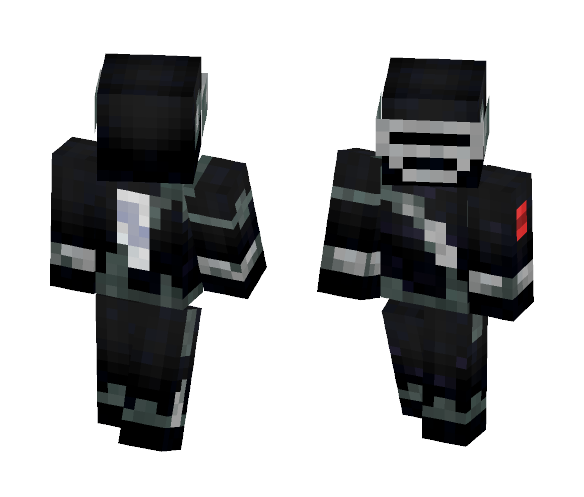Download Free Backwards Snake Eyes (G.I.Joe) Skin for Minecraft image 1 Backwards Snake Eyes (G.I.Joe) - Male Minecraft Skins - image 1