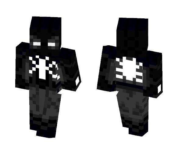 Black Suited Spider-Man - Comics Minecraft Skins - image 1